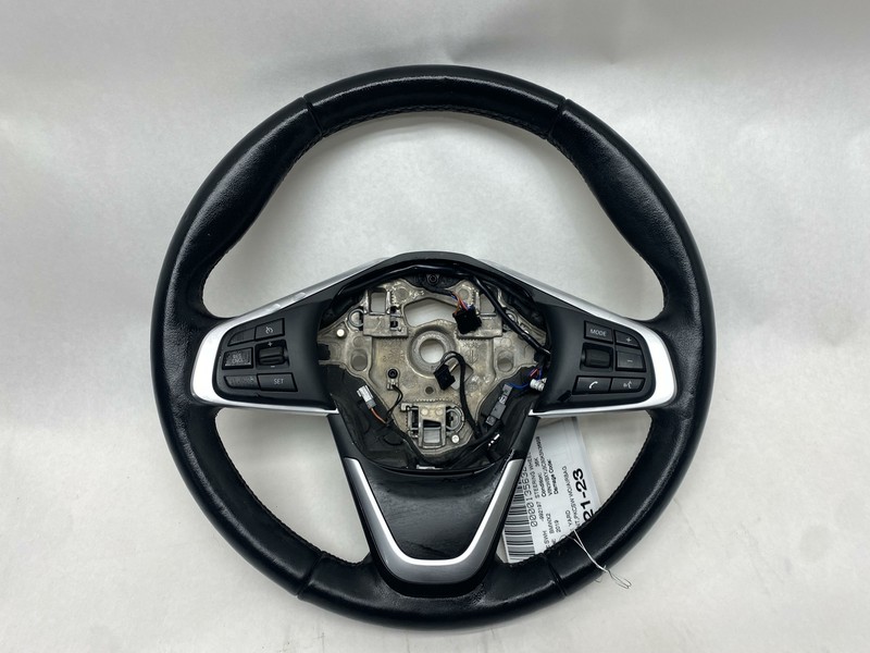 2018-2020 BMW X2 F39 STEERING WHEEL LEATHER BLACK W/ MULTIFUNCTION SWITCH OEM