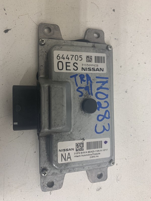 2016-2018 Nissan Pathfinder CVT Transmission Computer Control Module 310F6 BV91A