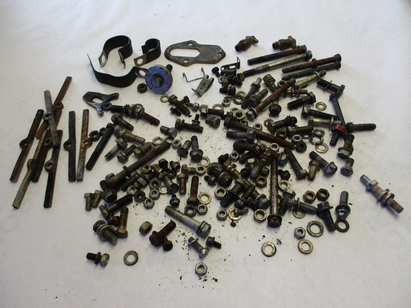 OMC Stringer 1984 Hardware Nuts Bolts Screws Washers V6 3.8L 4.3L