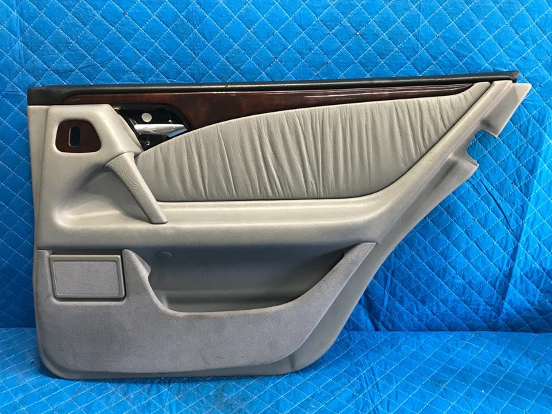 96-02 Mercedes W210 E320 Rear Right RH Passenger Trim Panel Cover Gray