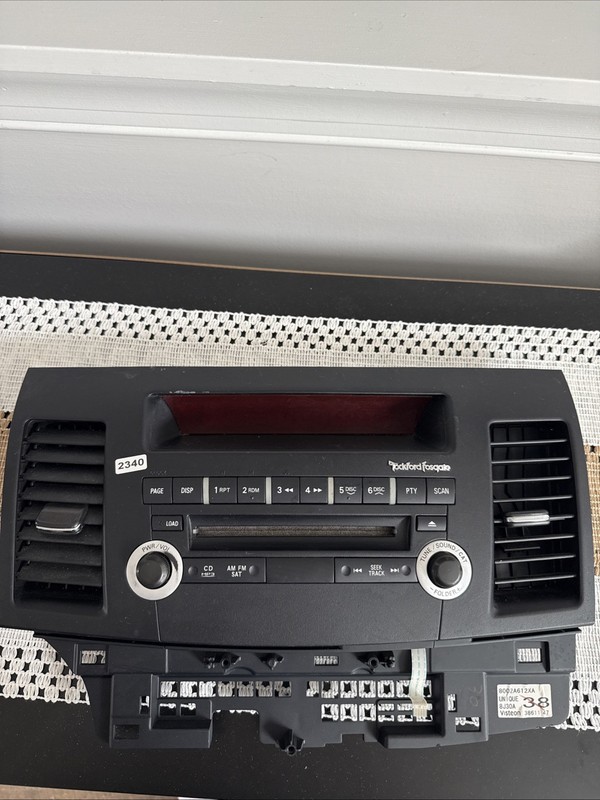 08-10 Mitsubishi Lancer Center Dash Radio Control Bezel Trim Panel w/ Air Vent