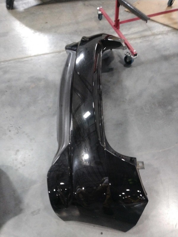 2017 Nissan Versa OEM Black Rear Bumper Assembly - Used, 36K Miles, Warranty