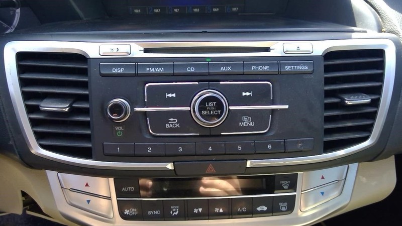 Audio Equipment Radio Sedan Receiver And Face Panel LX Fits 13-15 ACCORD 735961