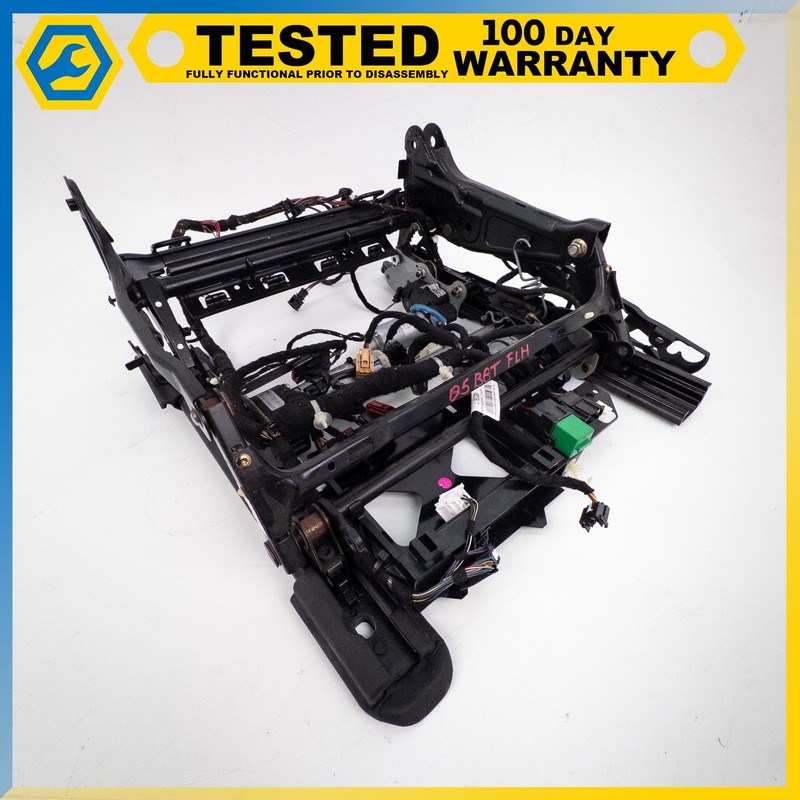 03-10 BENTLEY CONTINENTAL GT FRONT LEFT LOWER SEAT TRACK RAIL FRAME MOTOR OEM