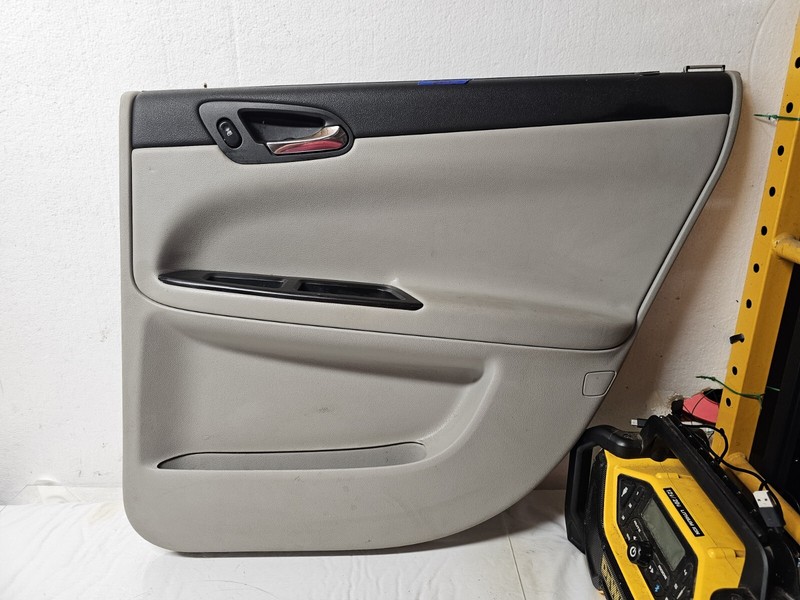 2006-2016 CHEVROLET IMPALA LT REAR RIGHT PASSENGER DOOR TRIM PANEL