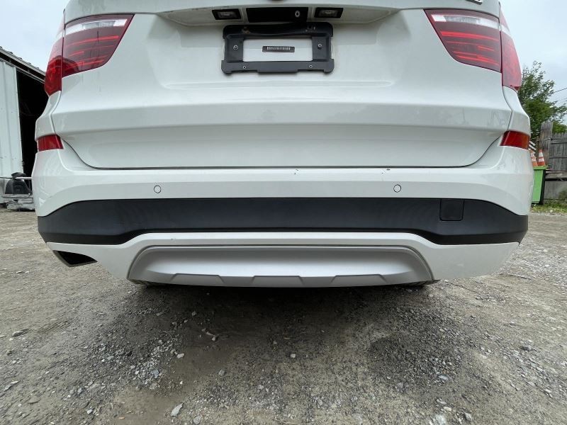 15-17 BMW X3 REAR BUMPER COVER APLINE WHITE PC: 300U 2.0L AWD 113K -XLINE- 46884