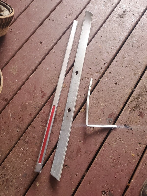 OEM 65 Cadillac Sedan Deville passenger SIDE FRONTDOOR PANEL TRIM BEZEL 3 piec
