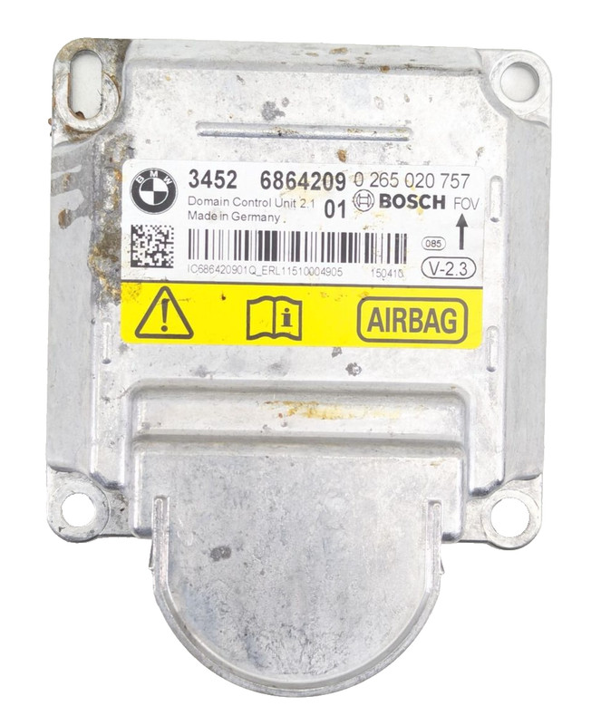 12-16 OEM BMW F30 328i 320i SRS Safety Control Module Computer 3452 6864209 Unit