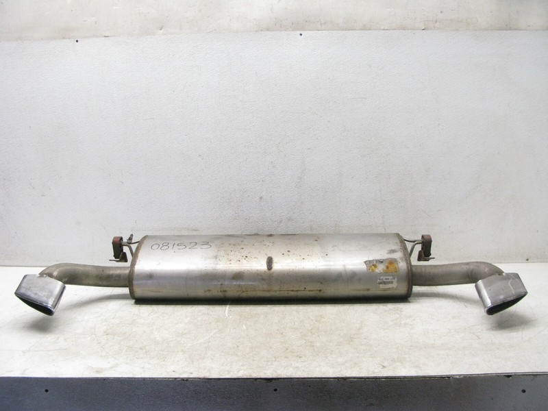 11-13 BMW X5 4.4 V6 TWIN TURBO N63 REAR EXHAUST MUFFLER DUAL TIP OEM 081523