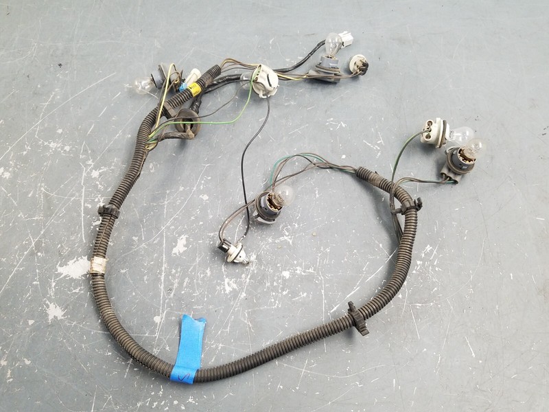 2002 Pontiac Trans Am WS6 Rear Bumper / Tail Light Harness #7078 P11