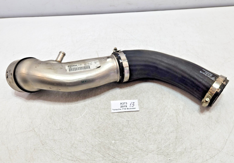 ✅ 17-24 OEM Porsche 718 Boxster 982 2.0L RWD Intercooler Pressure Hose Pipe