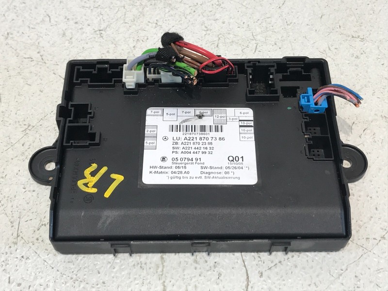 07-13 Mercedes W221 S550 Rear Left LH Driver Side Door Control Module OEM