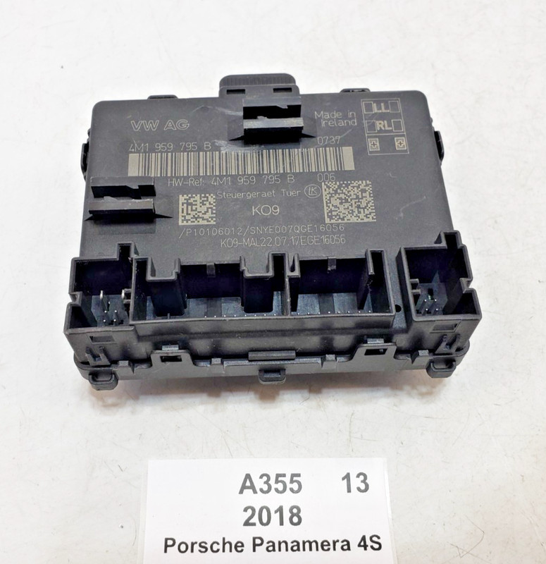 ✅ 17-23 OEM Porsche Panamera 4S 971 Rear Left Driver Door Control Module