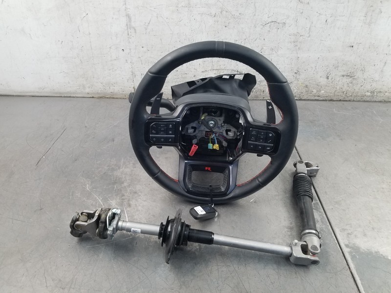 2025 Ford F150 Raptor RLeather Steering Wheel Column Paddles Key #9168 K5