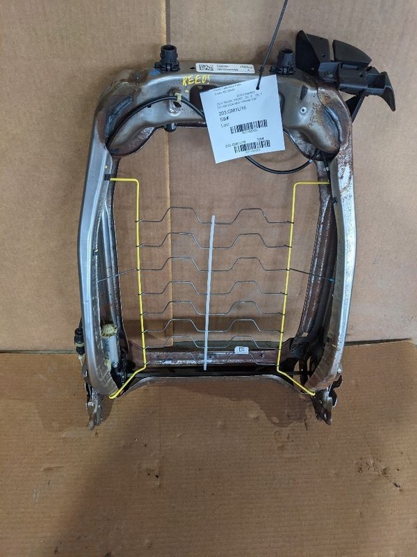 16-20 CAMARO SS DRIVER LEFT UPPER SEAT TRACK FRAME LUMBAR SUPPORT 1185203