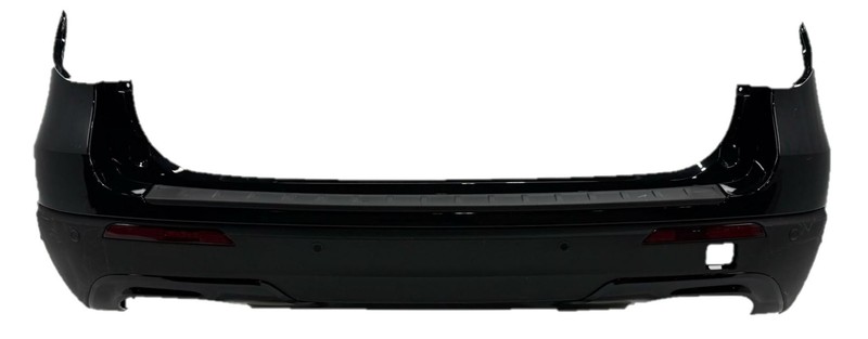2020-24 Ford Explorer Rear Bumper Assembly Black 6 Sensors Black Trim Scratches