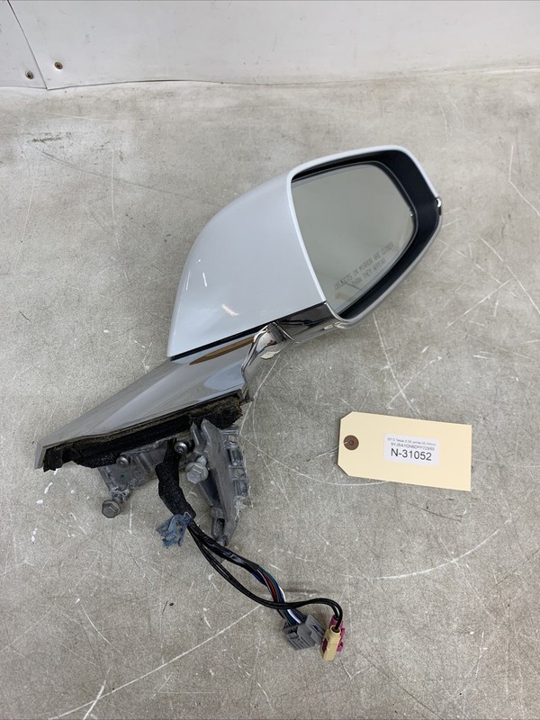 12-20 Tesla Model S Right Passenger Door Exterior Side Mirror Silver 31052 U17