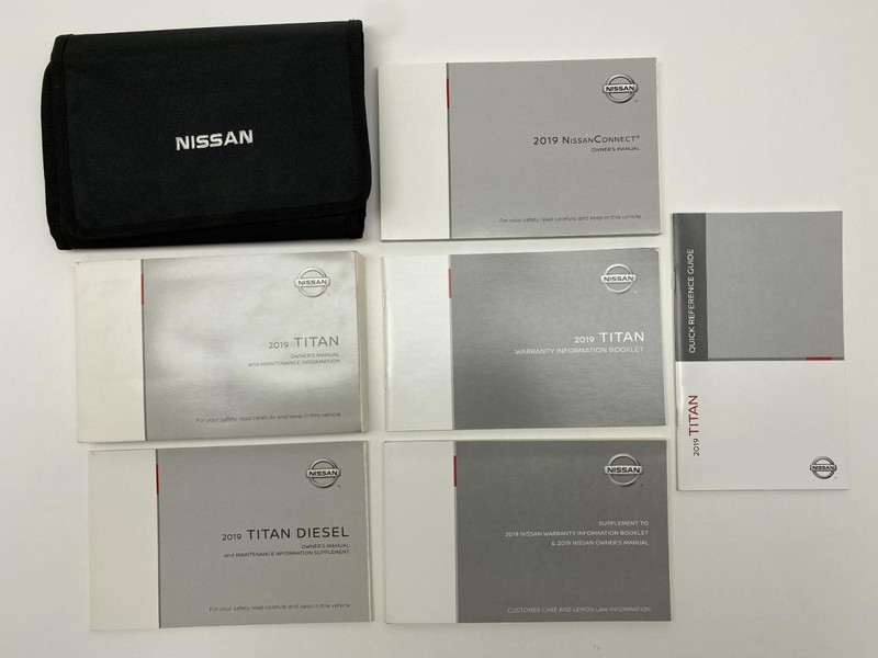 Owners Manual 2019 Nissan Titan 86792
