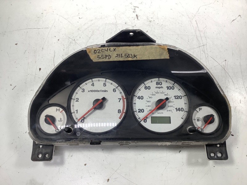 01-02 Honda CivicLX 4D 5-Speed Instrument Cluster 216k Miles OEM