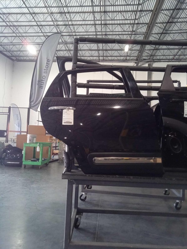 2016 FIAT 500 Rear Right Door Black Used 85K Miles OEM Part #297981