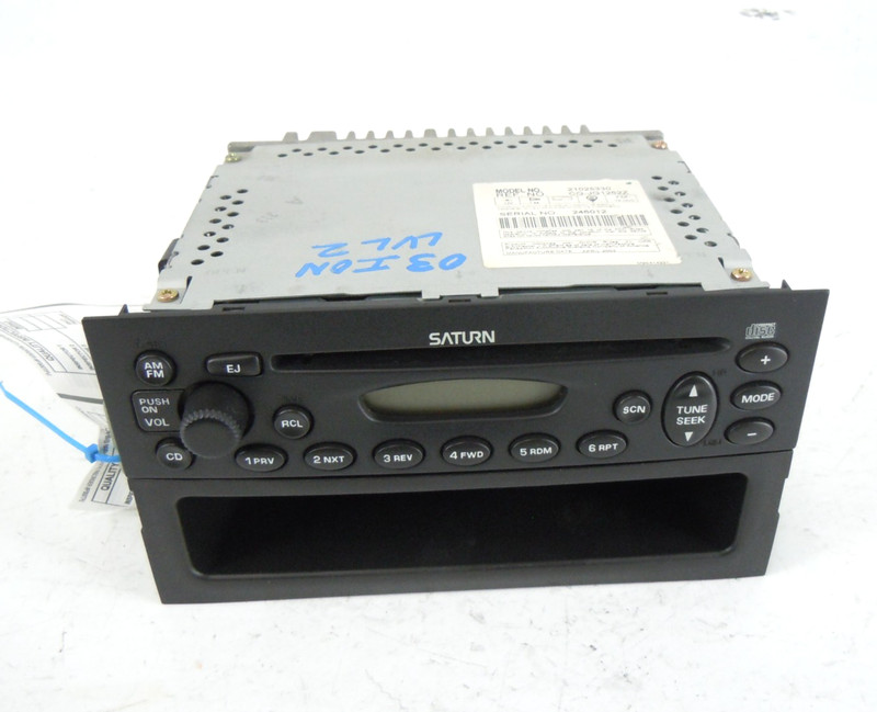 2003 03 Saturn Ion AM FM Radio CD Disc Player Receiver OEM Opt 1UC