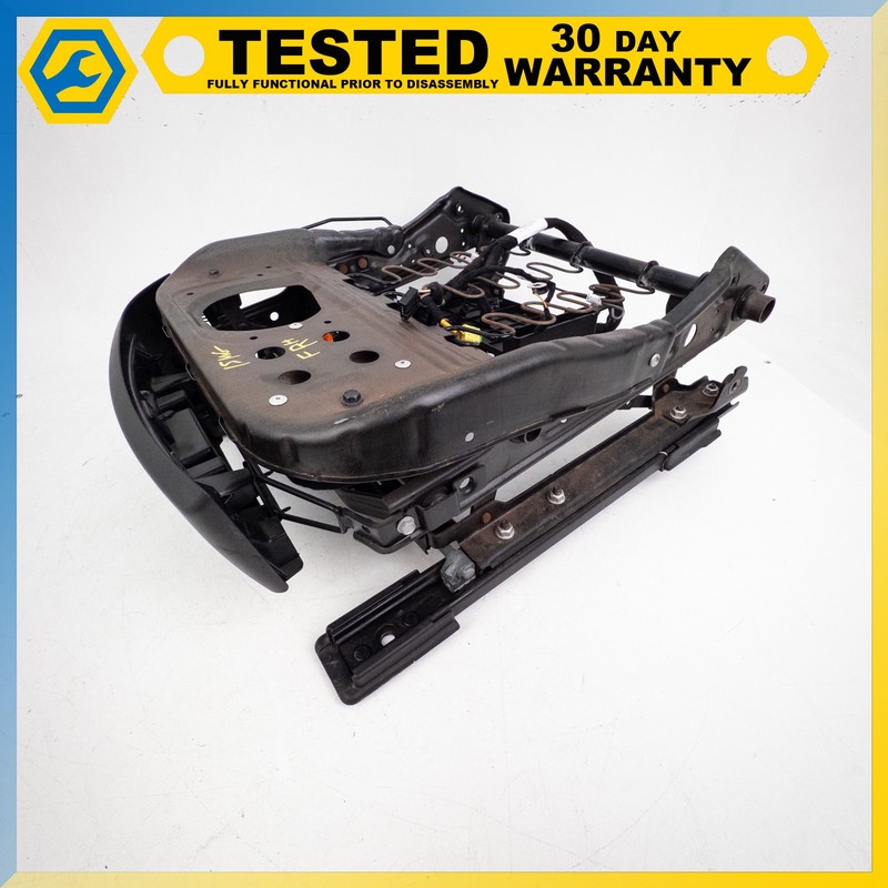 14-17 MASERATI GHIBLI FRONT RIGHT SIDE SEAT LOWER TRACK FRAME W/ MOTORS OEM