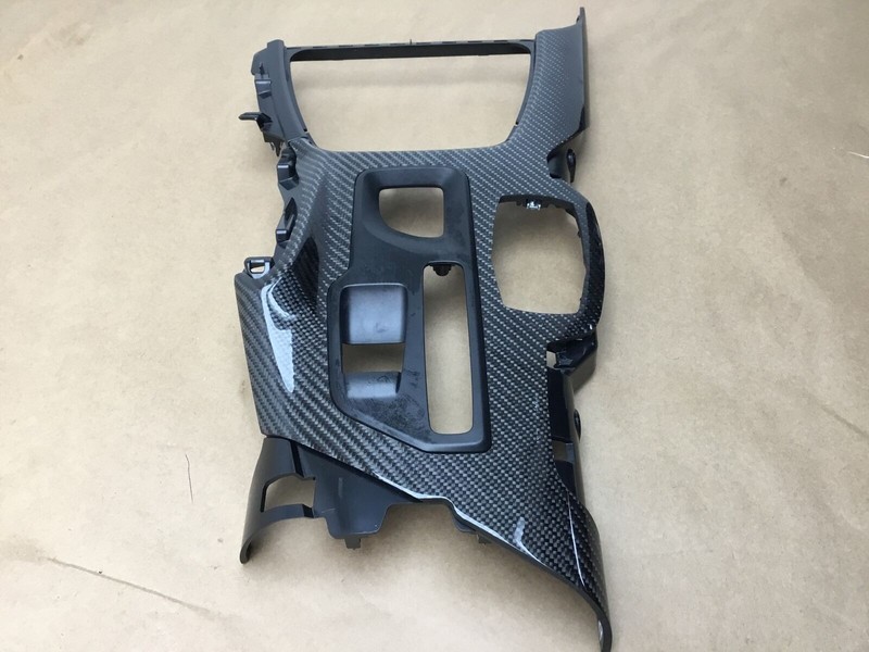 Toyota Gr Supra 2020 Center Console Trim Bezel Panel Carbon Fiber 20-22 |:A