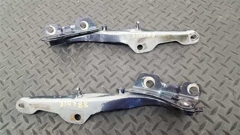 97-04 Ford F150 Hood Hinges Pair Black OEM F65Z-16797-AG