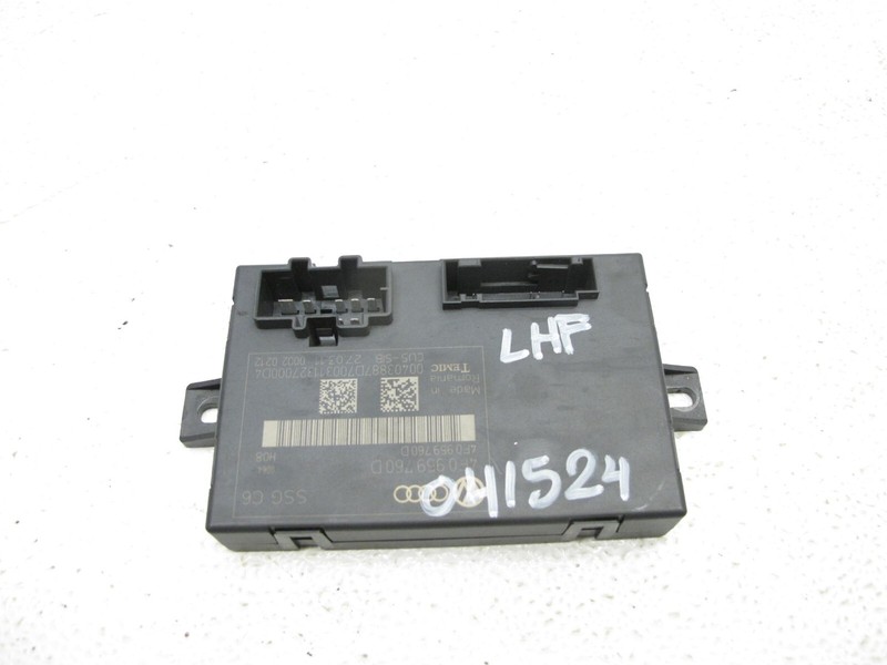 09-15 AUDI 4L Q7 C6 A6 SEDAN MEMORY SEAT CONTROL MODULE FRONT LEFT OEM 041524