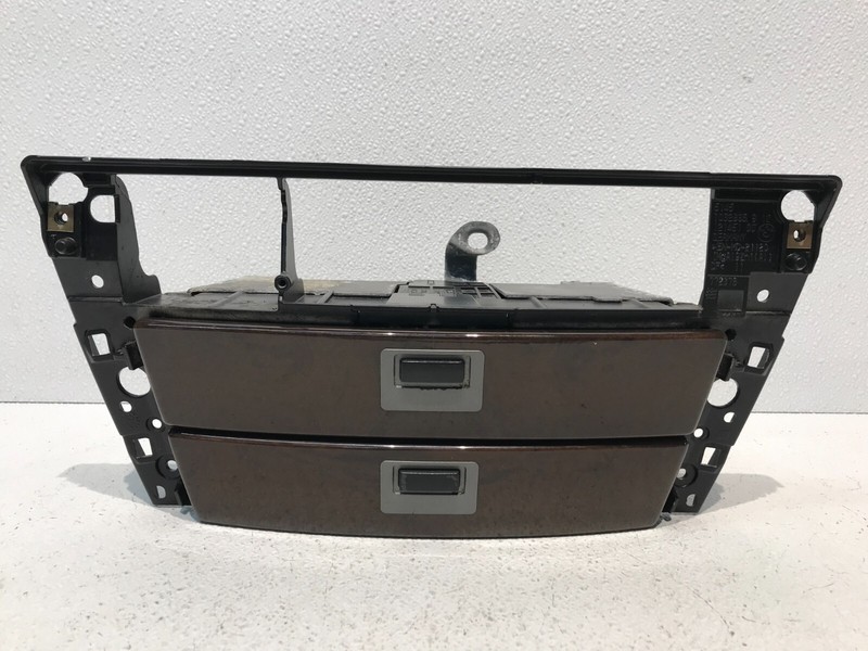 02-08 BMW E65 E66 745i 745Li 750i 760Li CENTER CONSOLE STORAGE DUAL TRAY WOOD