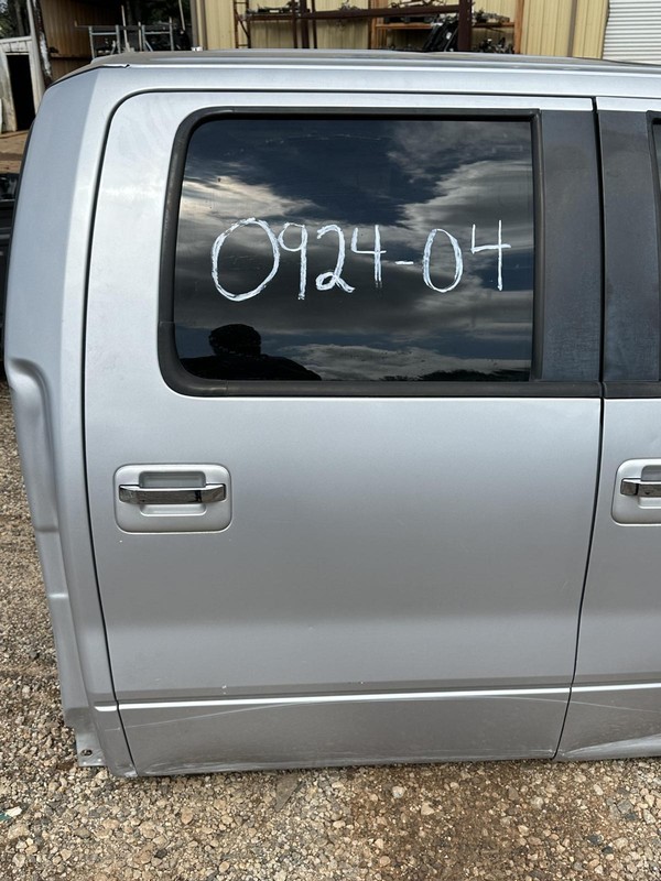 2009-2014 FORD F150 CREW CAB REAR RIGHT SIDE DOOR SHELL PANEL SILVER UX OEM