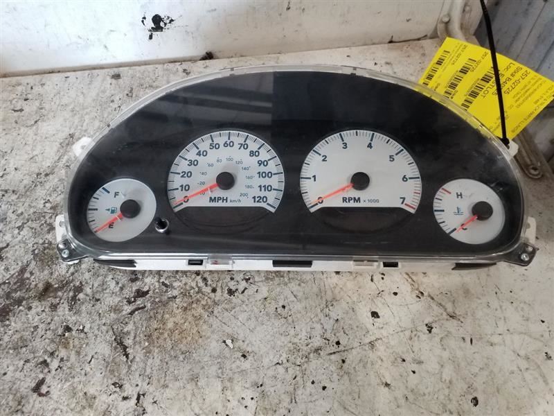 Speedometer Cluster White Face With Tachometer MPH Fits 06-07 CARAVAN 3285375