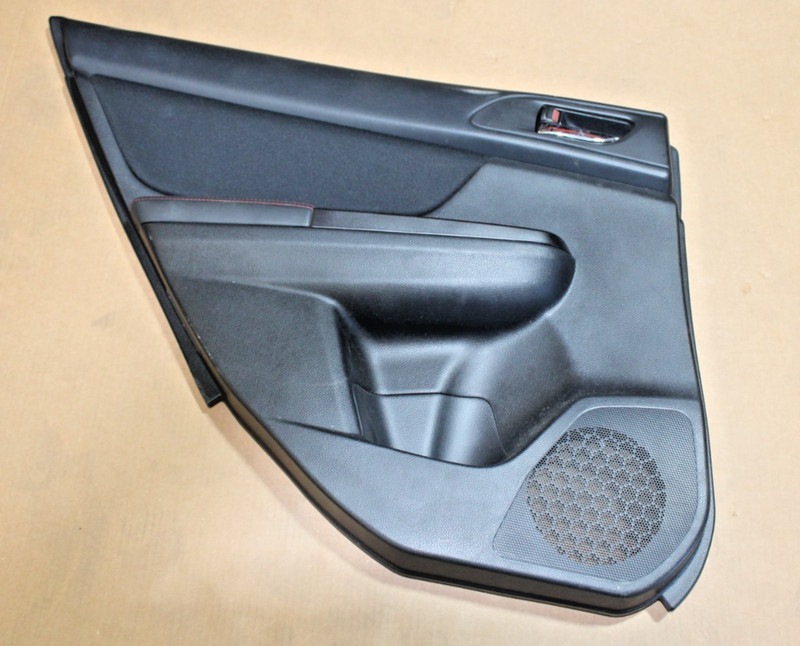 2015-2019 SUBARU WRX STI Door Panel Trim Cover Rear Left Driver LH OEM 15-19