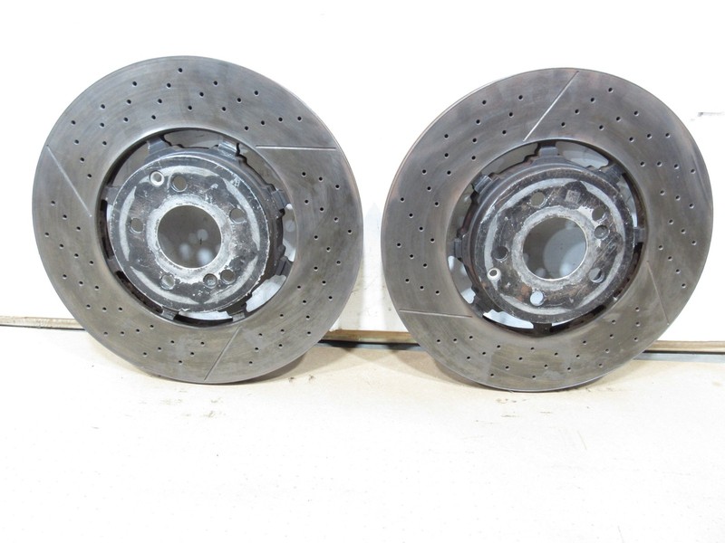 18-20 Mercedes E63 S W213 2018 Rear Left Right Brake Disc Rotor Set Pair |