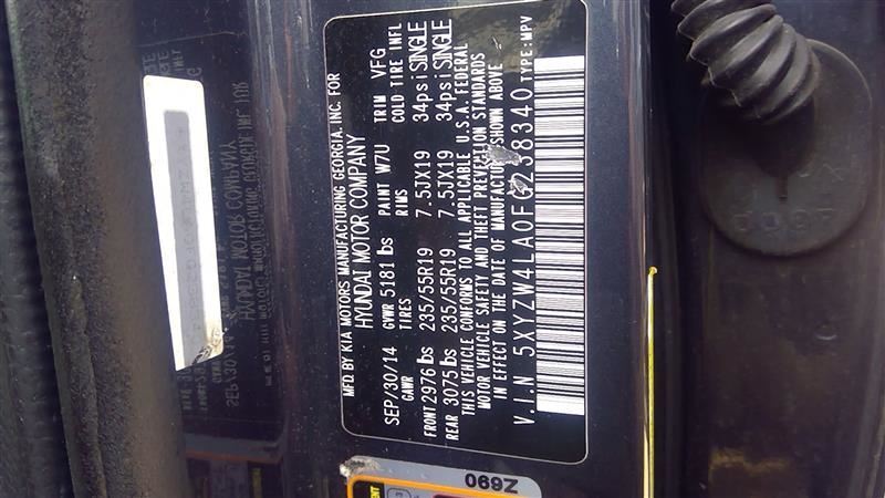Steering Gear/Rack Power Rack And Pinion SWB Sport Fits 15-18 SANTA FE 1428737