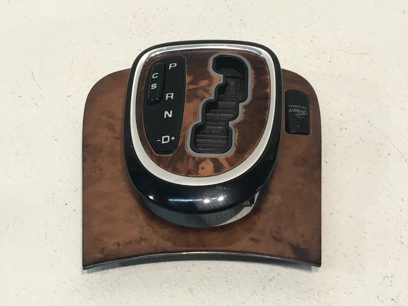 00-06 Mercedes W220 S430 S500 Gear Shifter Bezel Trim Indicator Wood OEM