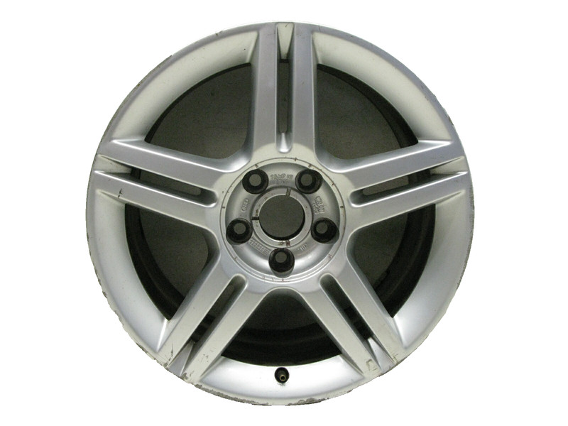 04-08 AUDI B7 A4 RIM WHEEL 5 DOUBLE SPOKE OEM 7.5 17" 8E0601025 121020 3