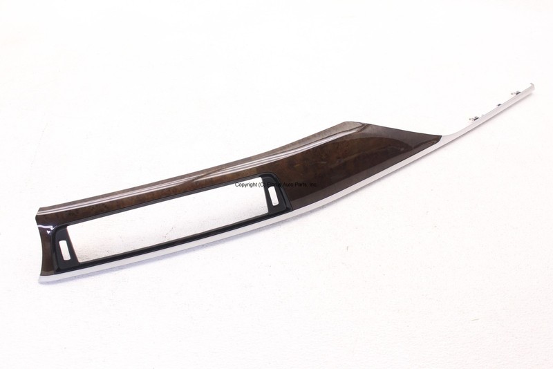 BMW 435i COUPE 14 15 16 CENTER DASH BEZEL MOLDING WALNUT CHROME 51459231229 OEM