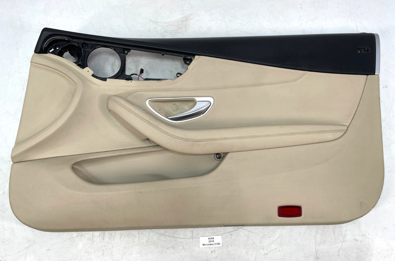 ✅ 17-21 OEM Mercedes C300 A205 C63 Front Right Passenger Side Door Panel Beige*