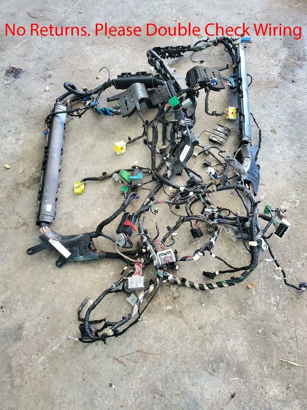 Body Main Wiring Harness 68348479AD 2019 Jeep Cherokee Overland Check Descript