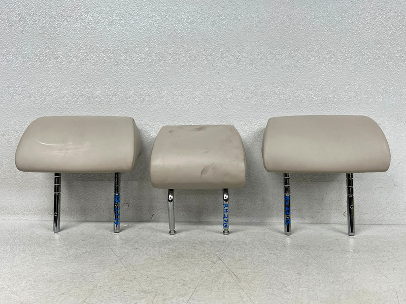 ⭐2013-2015 BMW 7-SERIES REAR LEFT RIGHT & CENTER SEAT HEADREST SET OEM LOT2715