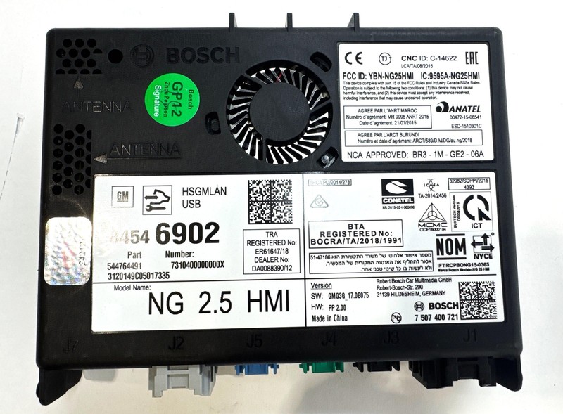 2019-2020 Buick Envision Telematics Display Control Module OEM 84546902