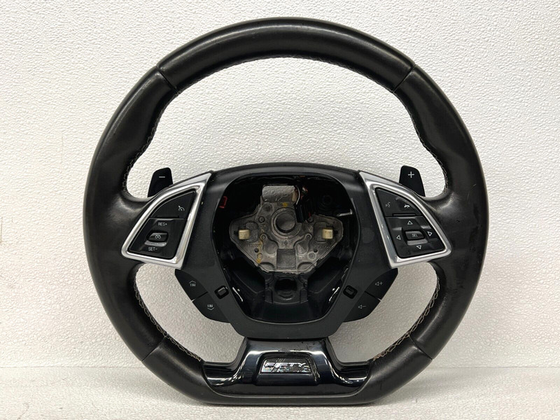 ⭐2016-2022 CHEVROLET CAMARO 1LE INTERIOR STEERING TRIM WHEEL ASSY OEM LOT2439