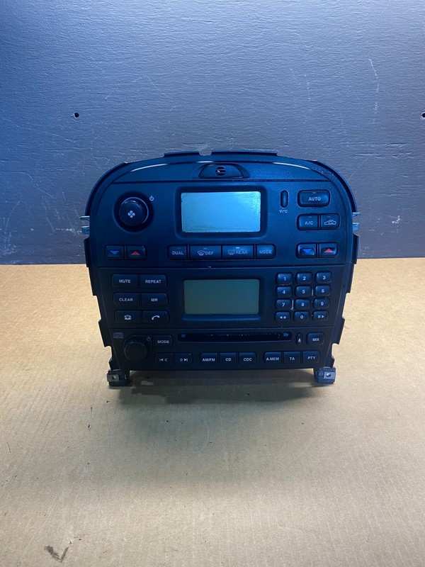2003-2008 Jaguar S-Type Dash Climate A/C Temperature Radio AM/FM Panel AC6874 DG