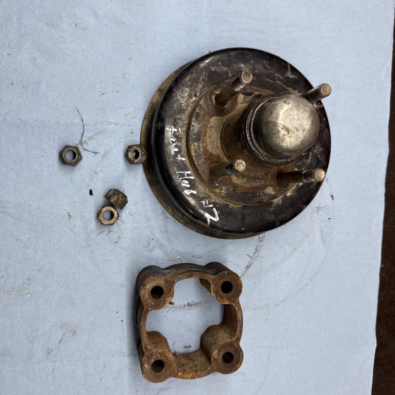 1996 Cushman TrucksterDaihatsu 327 Engine 898632b Front Wheel Hub And Drum 2