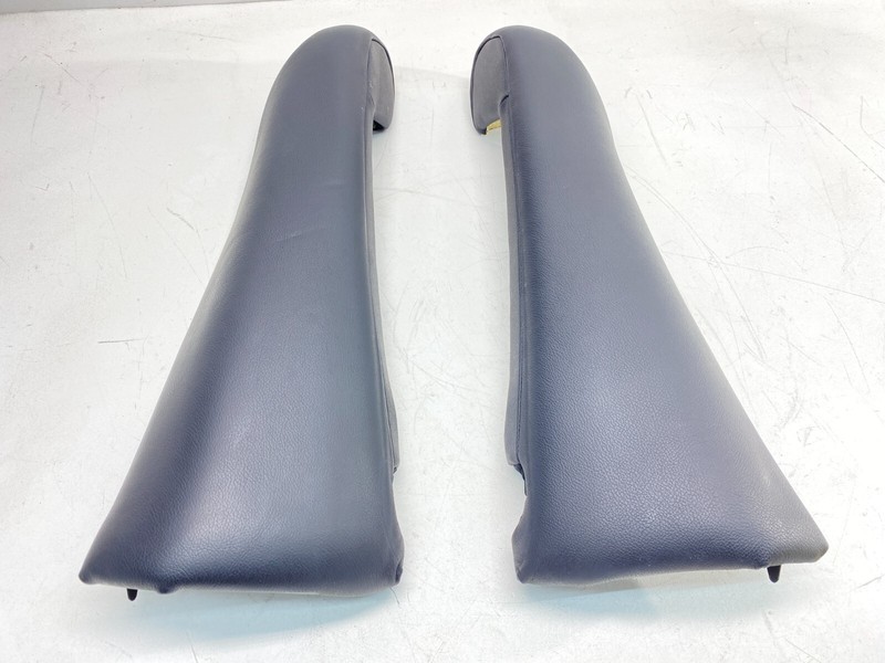 07-13 BMW E70 X5 Rear Left & Right Seat Cushion Bolster Trim Panel Black Set OEM