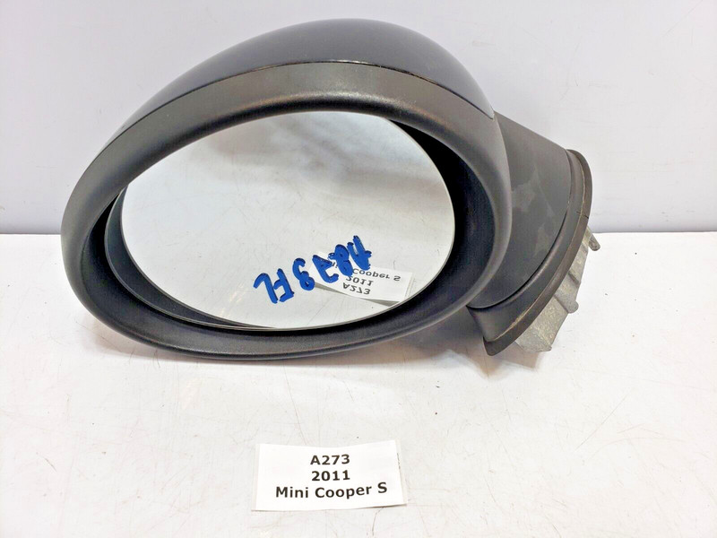 ✅ 07-15 OEM Mini Cooper R55 R56 Front Left Driver Side Mirror Black