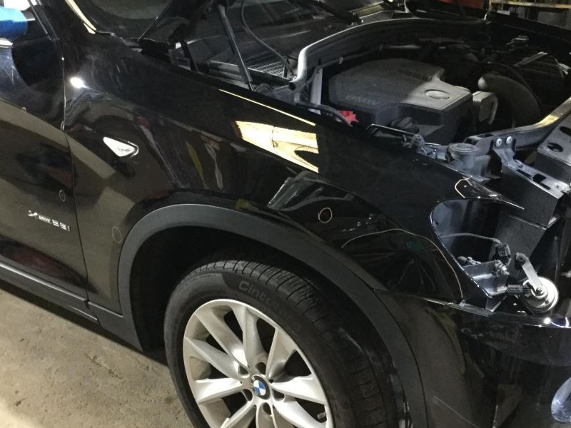 RIGHT FRONT FENDER BLACK FITS 11-17 BMW X3 35810