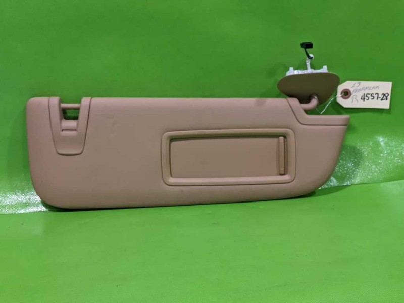 10-16 PANAMERA PASSENGER RIGHT SUN VISOR OEM 4557-28