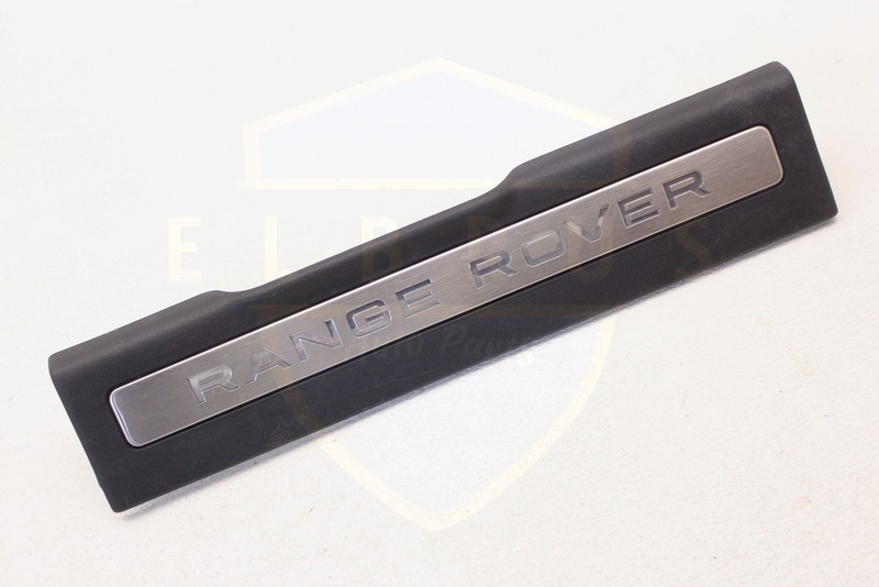 LR RANGE ROVER EVOQUE 12-19 FRONT RIGHT DOOR SILL SCUFF PLATE ILLUMINATED EBONY
